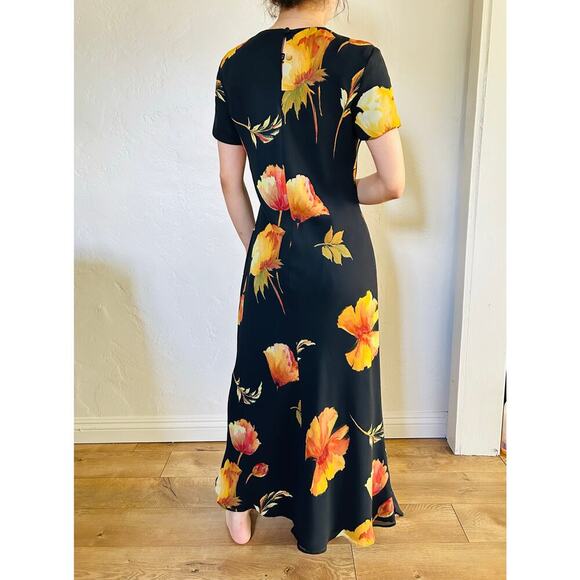 Vintage 90s Floral Maxi Dress - Picture 2 of 4